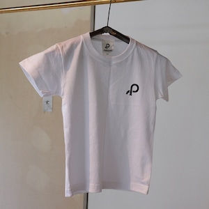 PIPE WORKS オリジナルTシャツ（キッズ120サイズ）／ホワイト×ブラック