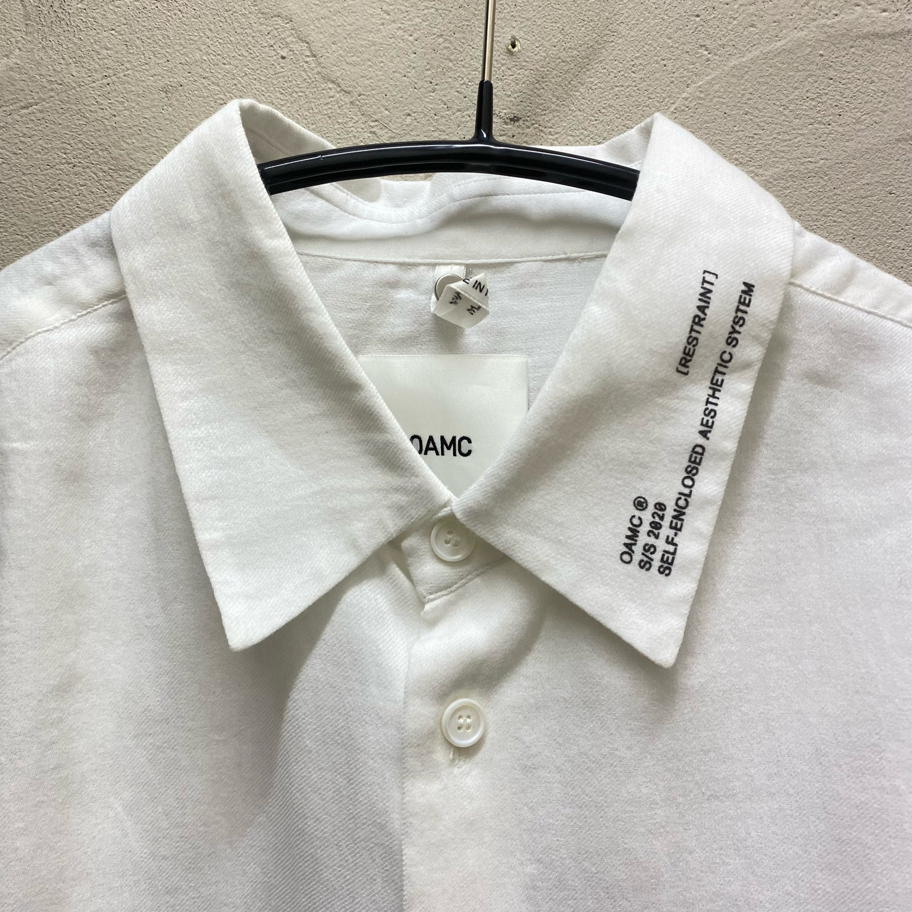 OAMC オーエーエムシー 20SS HAZE SHIRT OAMQ605782 ホワイト系 OAMC オーエーエムシー 20SS HAZE SHIRT OAMQ605782 ホワイト系