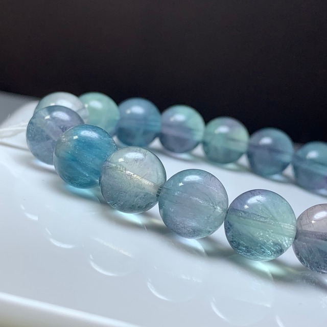 A72.ブルー×グリーン フローライト ブレスレット