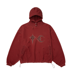 [THUG CLUB] Rock Hoodie (red) 正規品 韓国ブランド 韓国通販 韓国代行 韓国ファッション 日本 店舗