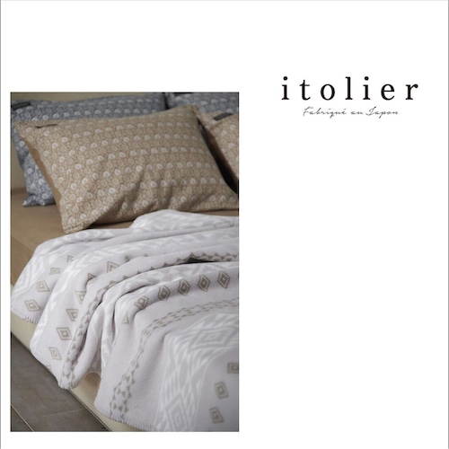 シルク混ブランケット＜itolier＞ made in japan