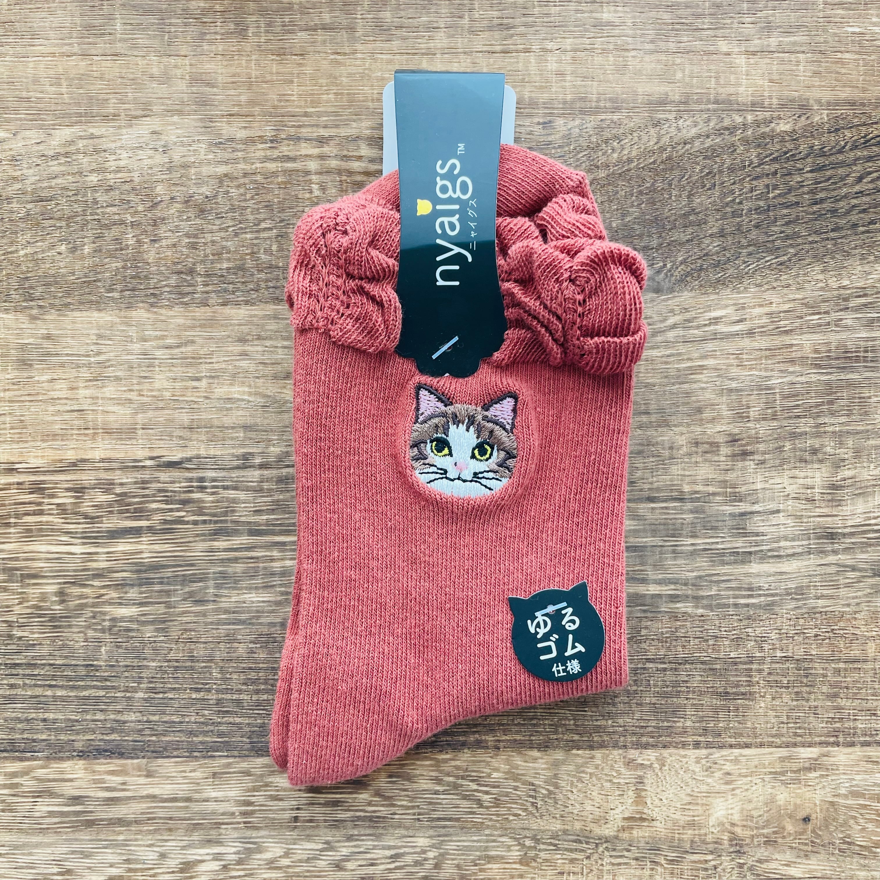キジ白 靴下｜レディースソックス 猫 ねこ ネコ 猫雑貨 猫グッズ  かわいい  プレゼント ギフト 贈り物