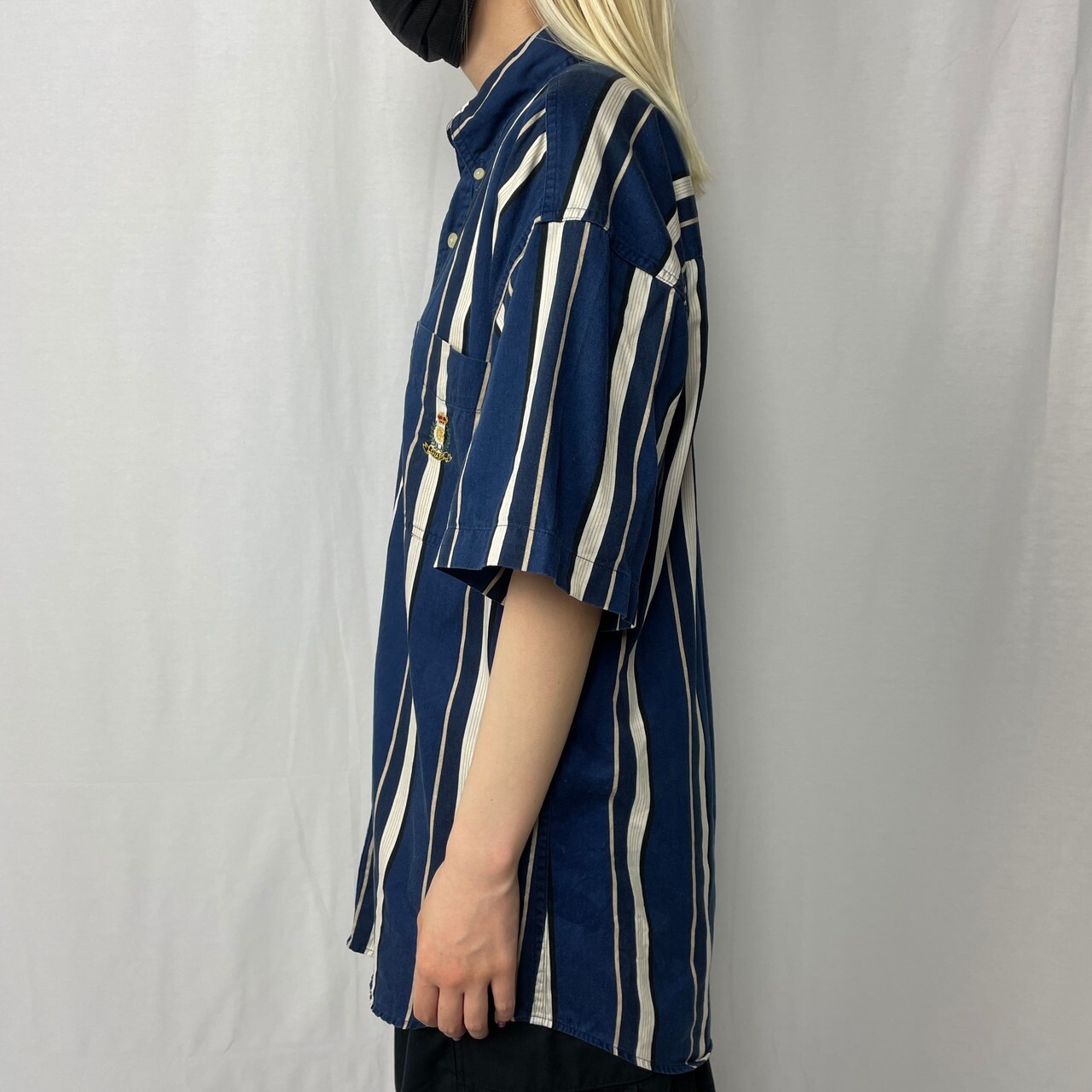 90年代 CHAPS Ralph Lauren チャップス ラルフローレン 半袖 マルチ 