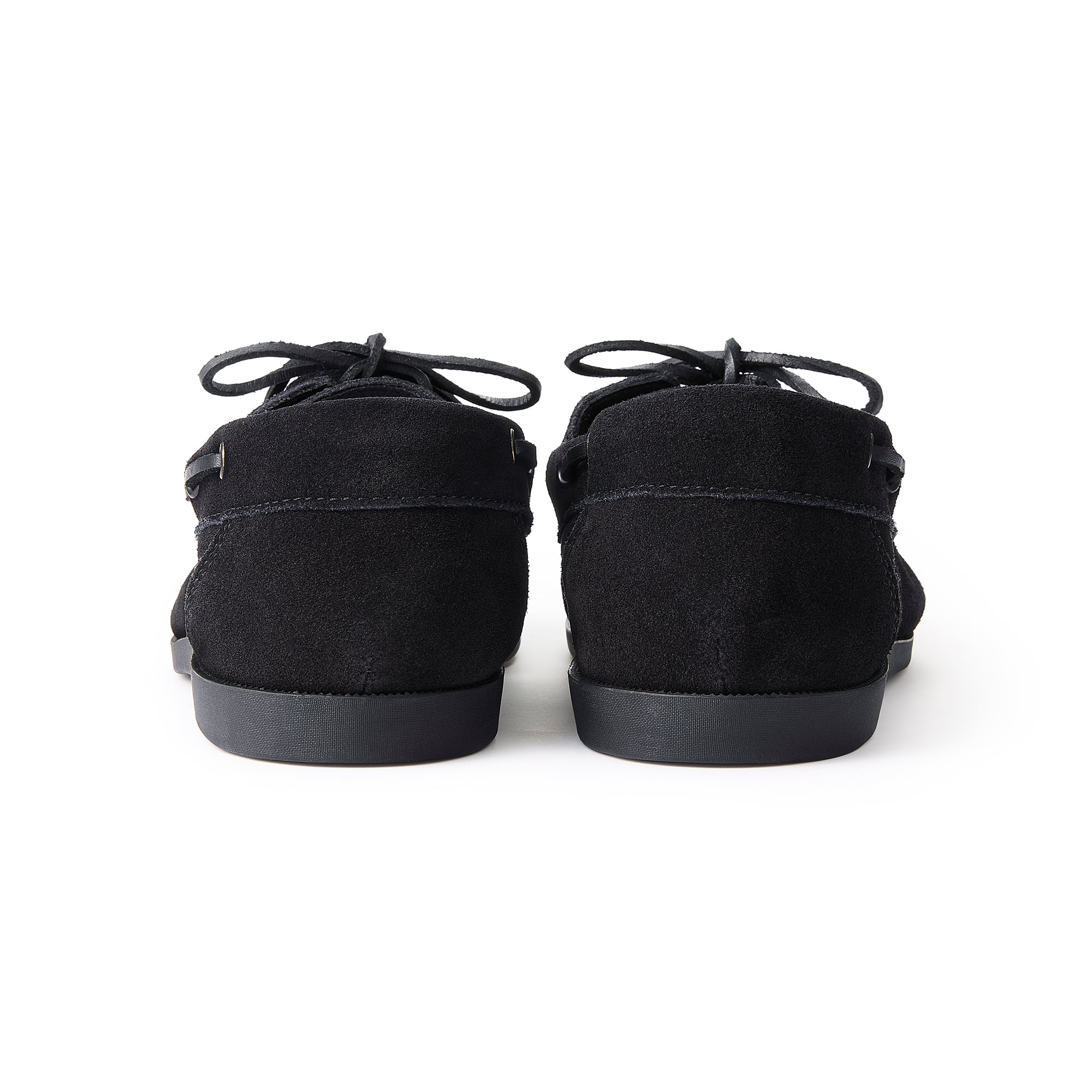 SUICOKE everyone suede deck shoes (BLACK) | everyone