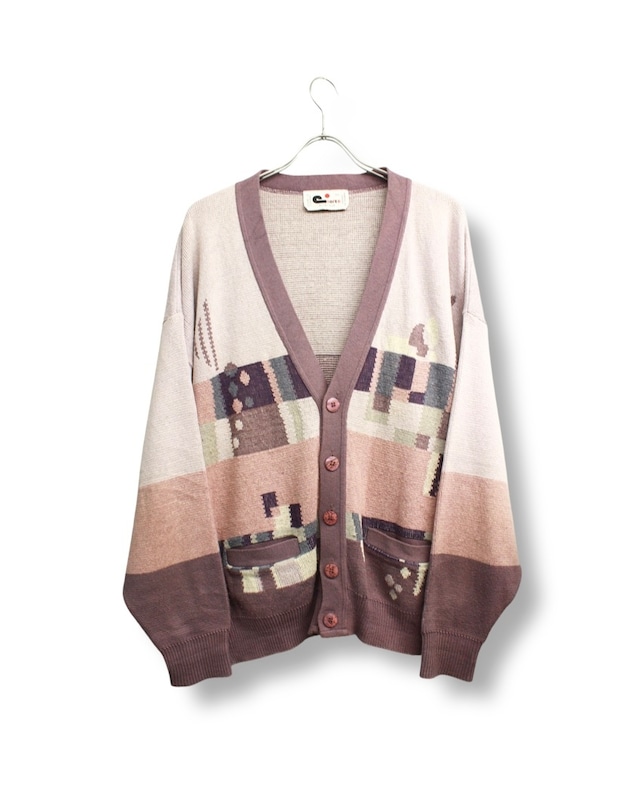 Design textile knit cardigan