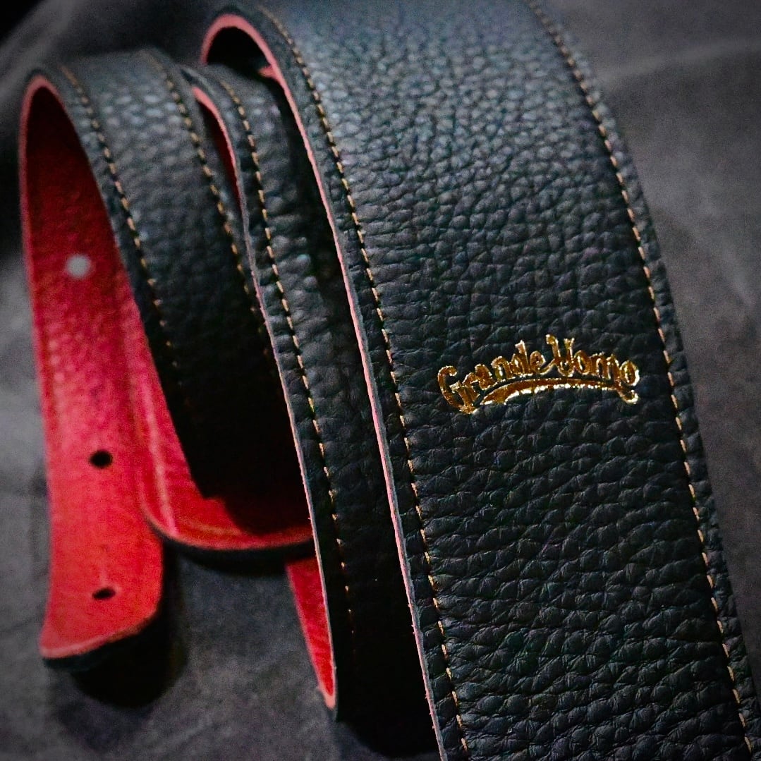 G-Standard Black/Mahogany Red | ギターストラップ専門店 Grande uomo