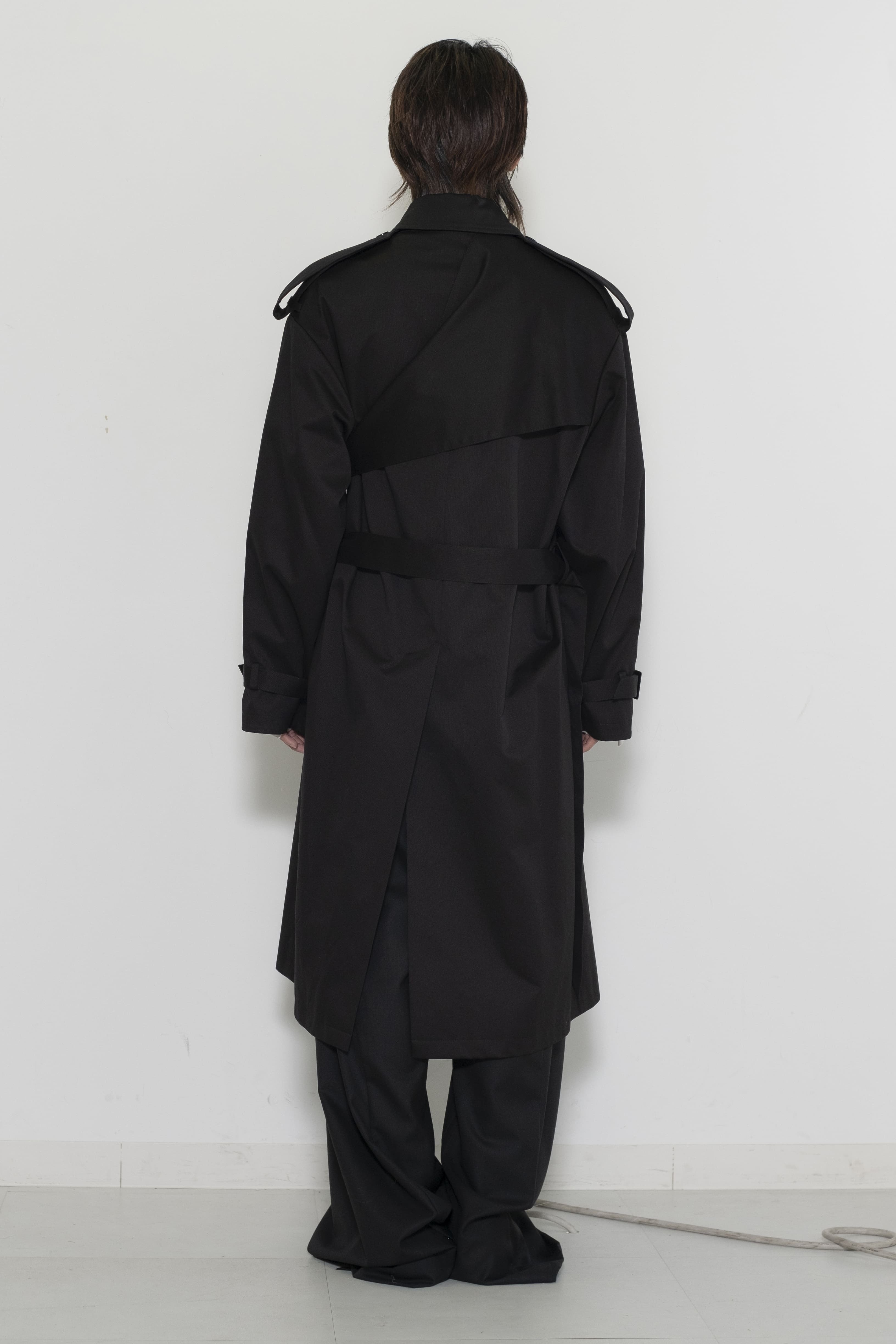 【激レア】keisuke yoshida belted trench coat-