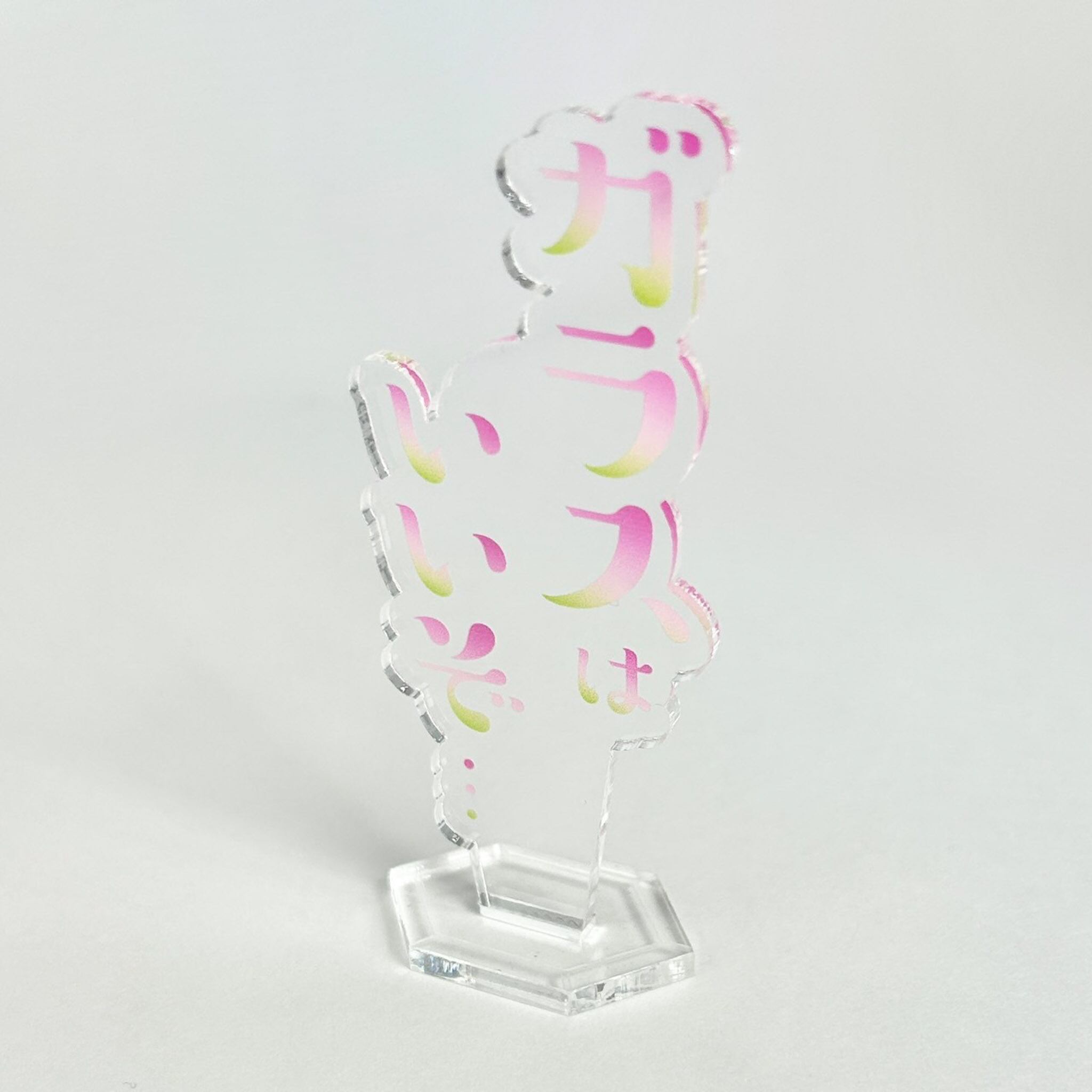 花柄アクリルスタンドガラス ステンドグラス□アクリルスタンドM,L | Lino_acryldesign