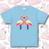 T-shirt -フラミンハートA 4112