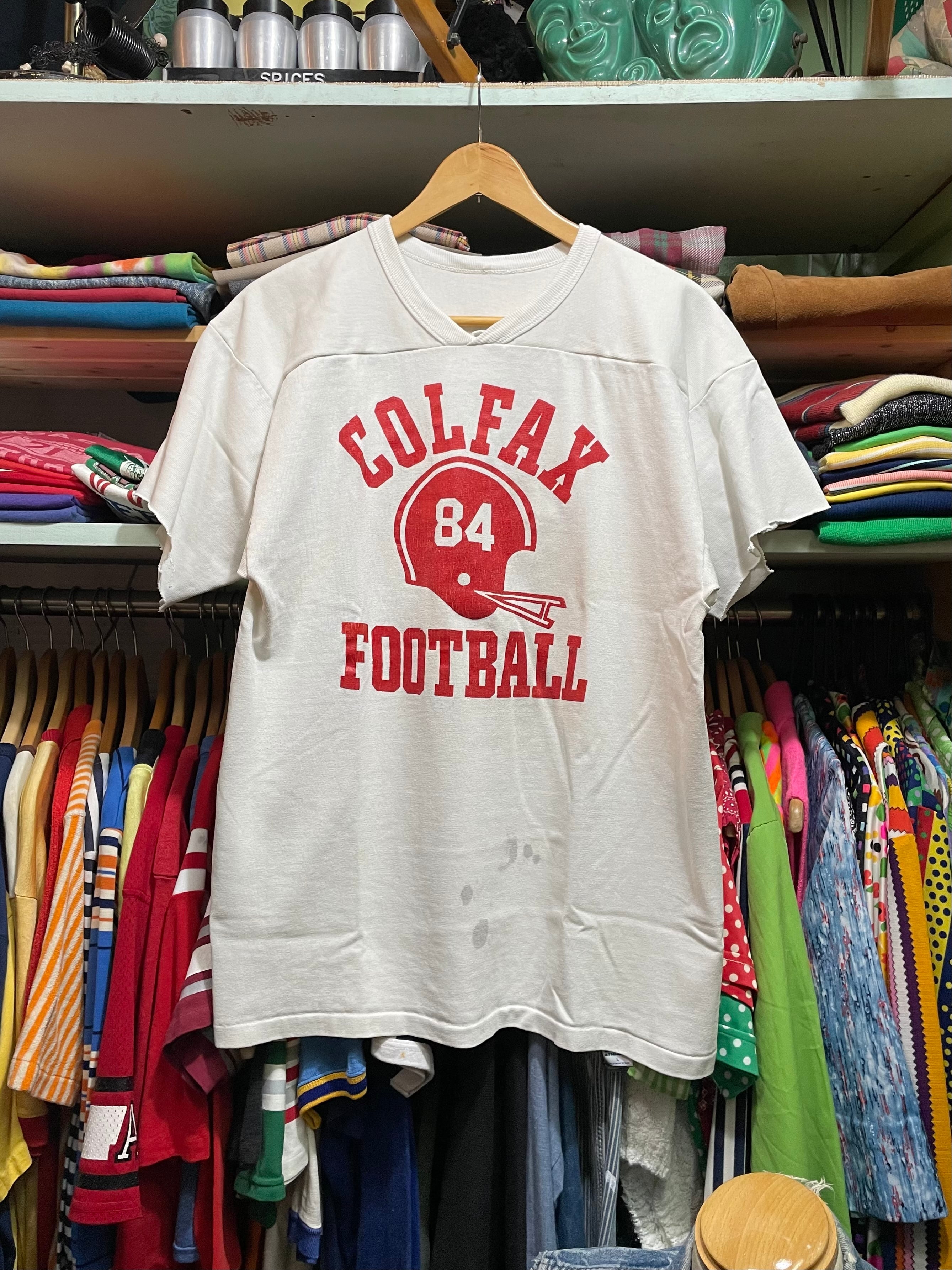 80's "RUSSELL ATHLETIC" cutoff football T-shirt (beady clothing)