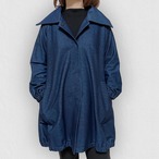 バルーンシルエット 伸縮性のある デニムコート｜綿100%｜サムネイル8