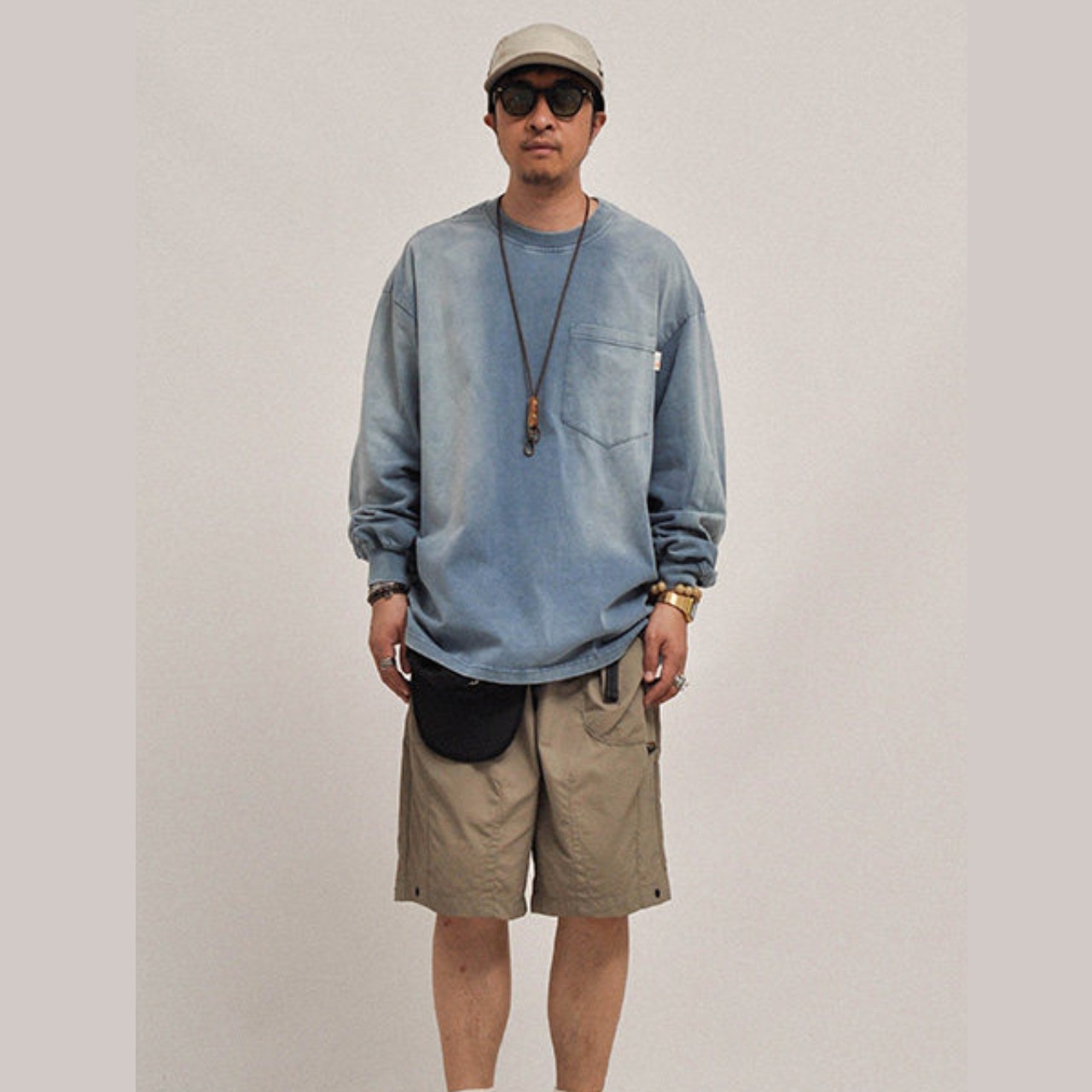 フェードウォッシュ・ロングスリーブシャツ A2094 - 8