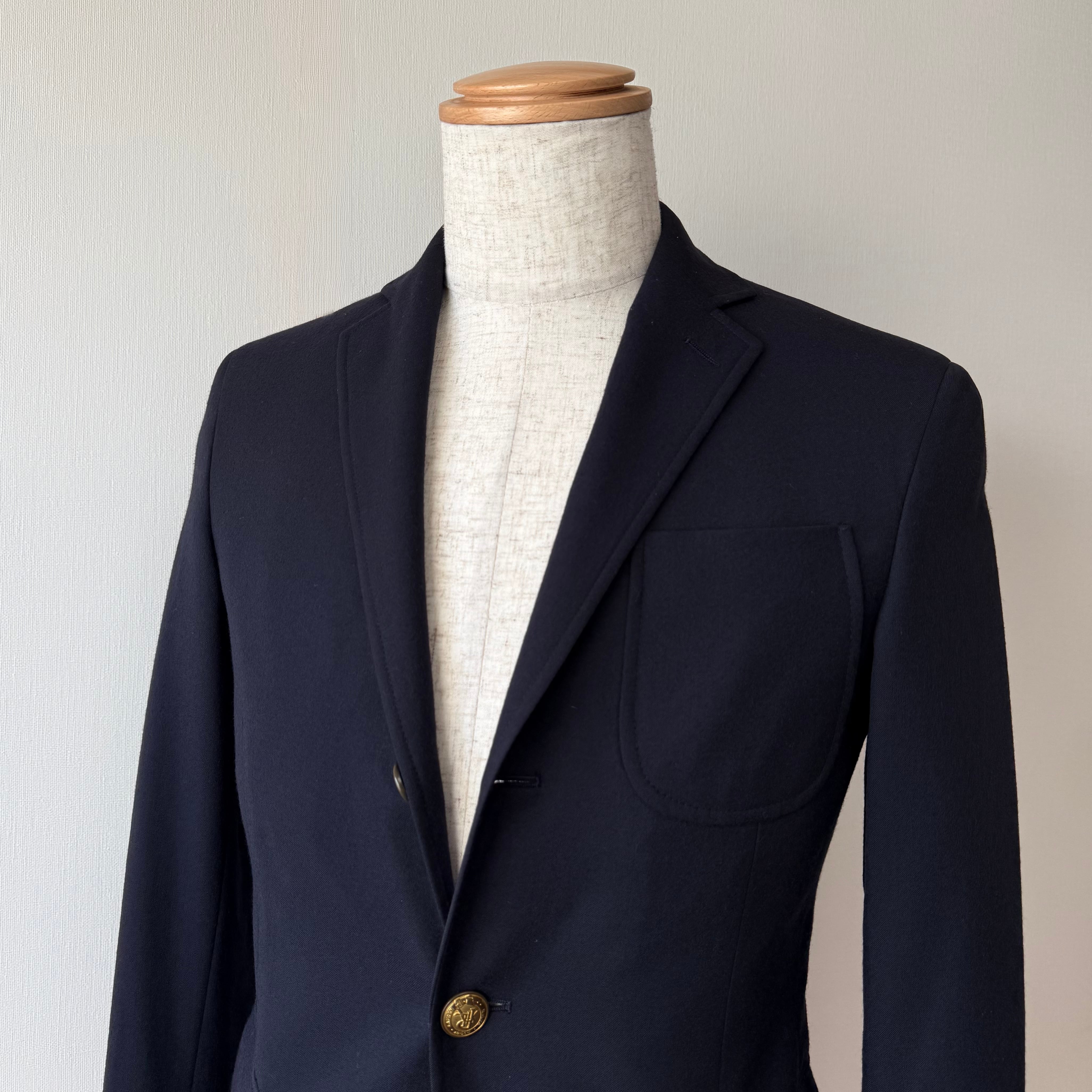 Rugby Ralph Lauren 金釦ブレザー 段返り3B サキソニーウール ネイビー