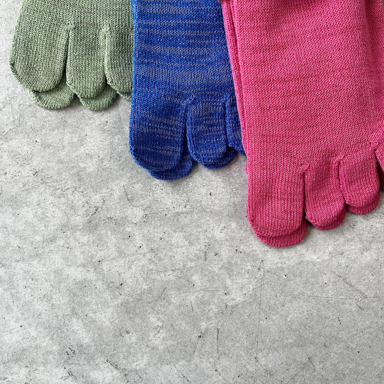 ⚫︎Glück und Gute / Toe socks cotton&silk PettaM