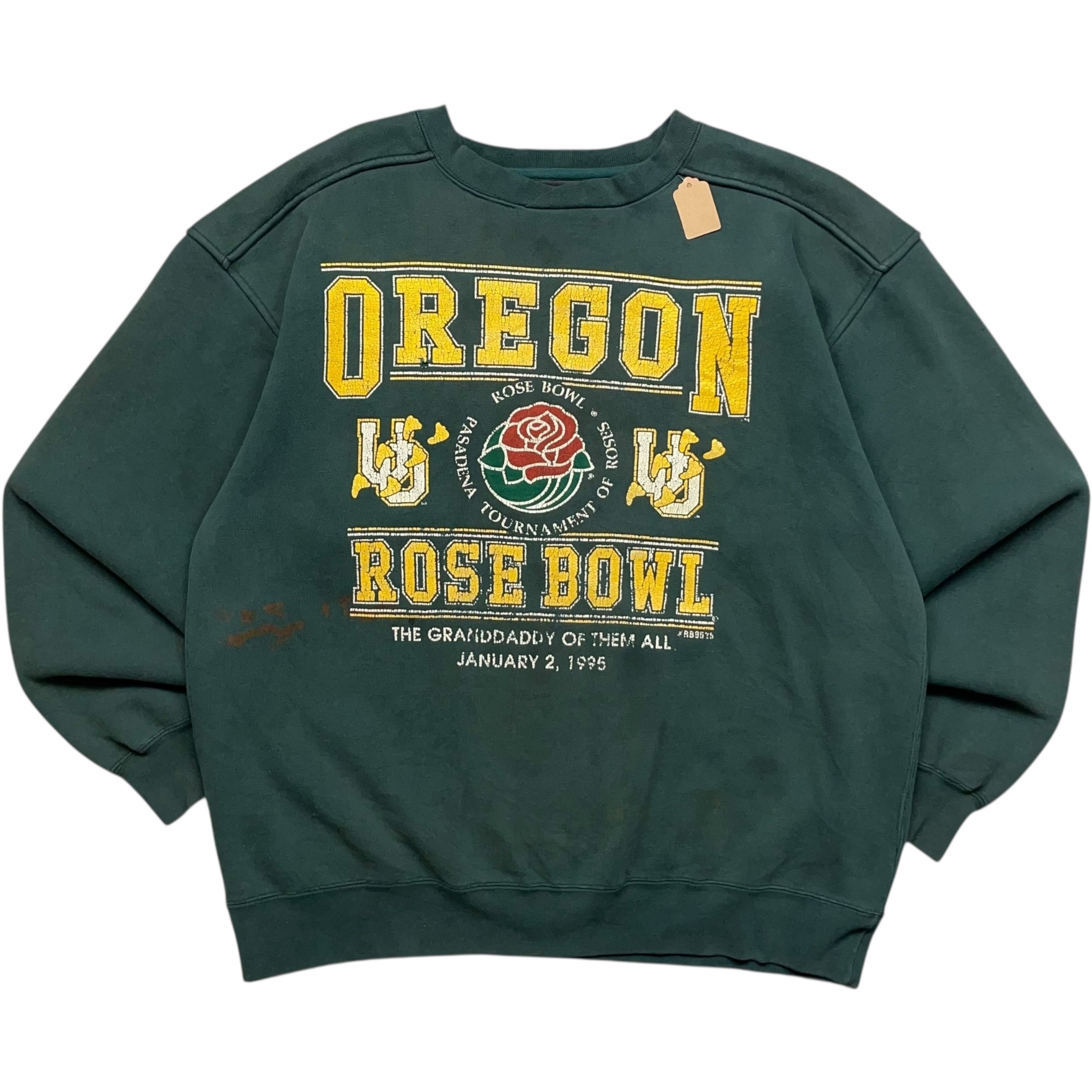 《L》 GALT SAND スウェット オレゴン大学 ローズボウル プリント グリーン no.9445