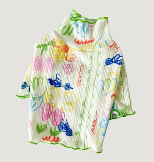 L/即納【cote a cote】Garden Lettuce Tee