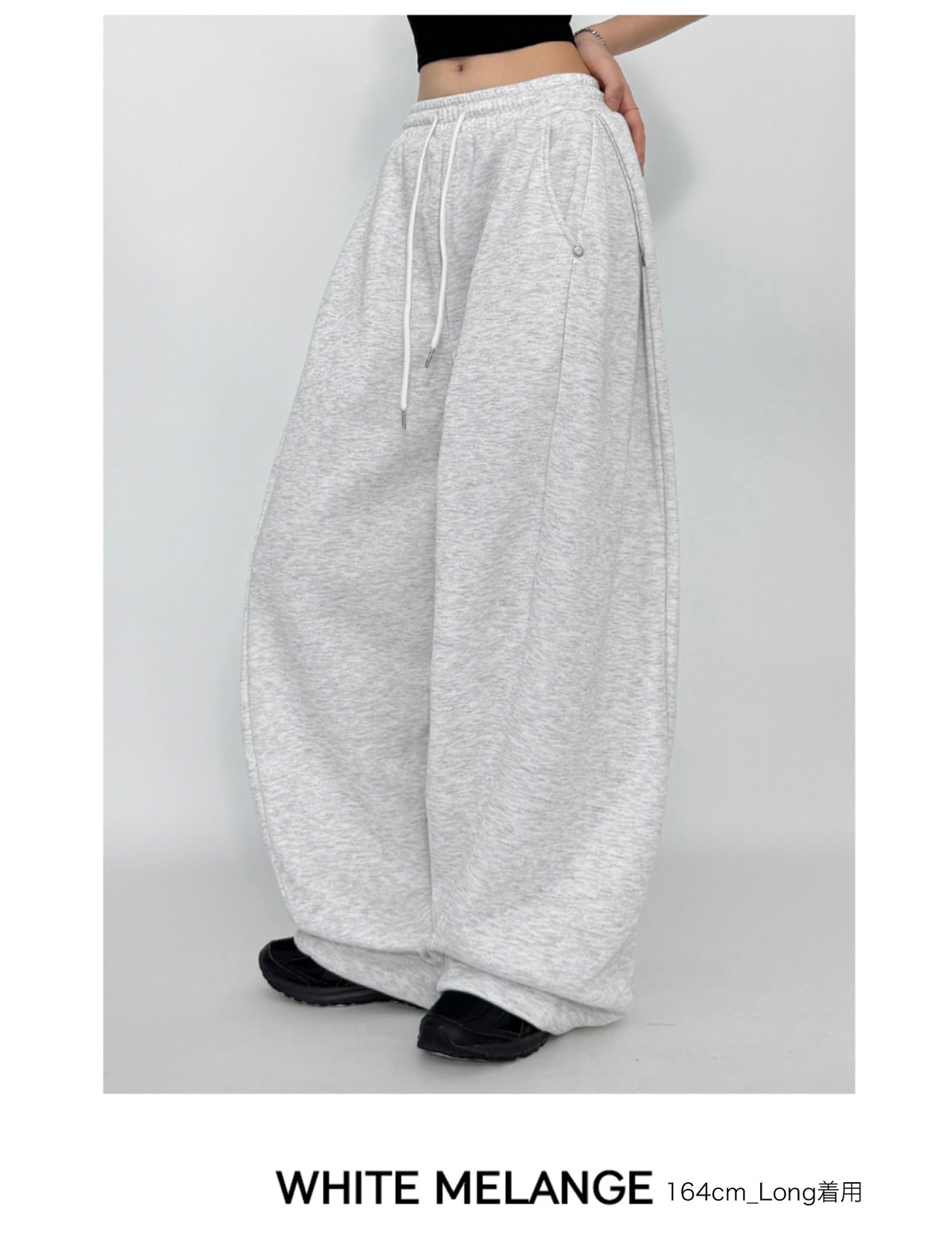 【新作5％OFF・3日間】Side-Pintuck Sweat Pants_7colors&2type
