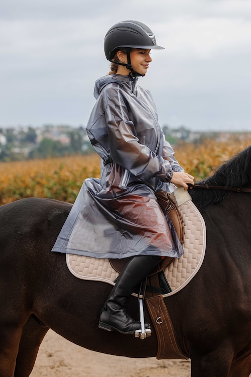 EQUITHÈME Originals Hanoi エキテーム 防水レインジャケット ロングタイプ［お届け目安：2〜3週間］