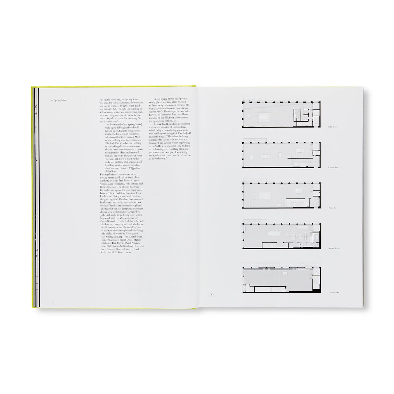 DONALD JUDD: SPACES(2nd Revised Edition) | ON SUNDAYS