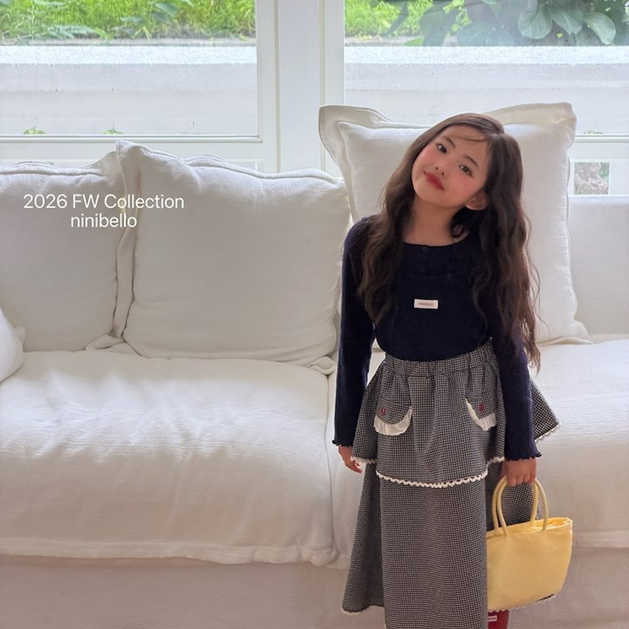 韓国子供服 / ninibello / Melville Eyelet Cardigan / カーディガン *XS~XXL*