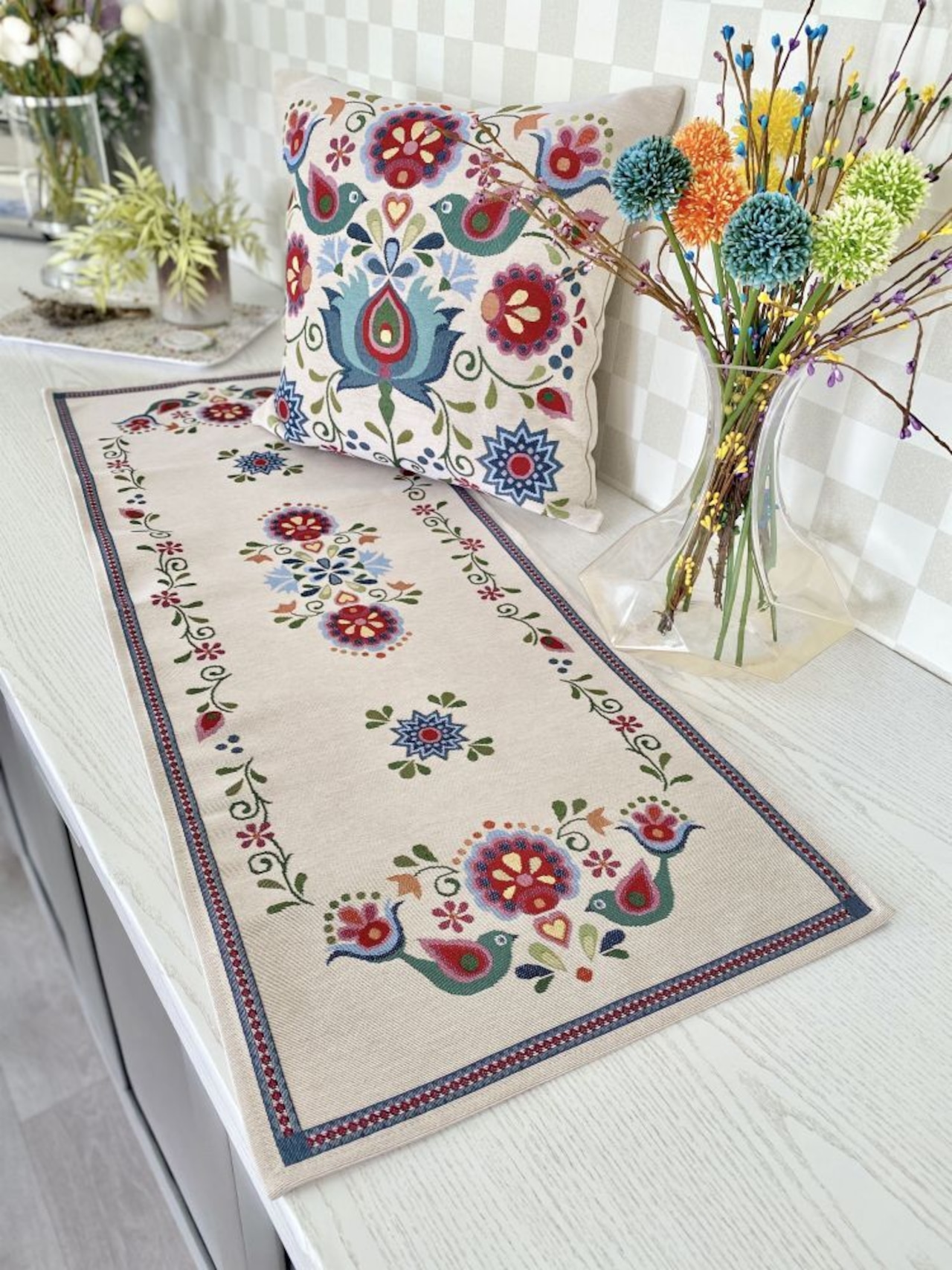 タペストリーテーブルランナー 37х100cm ウクライナ製 - 7