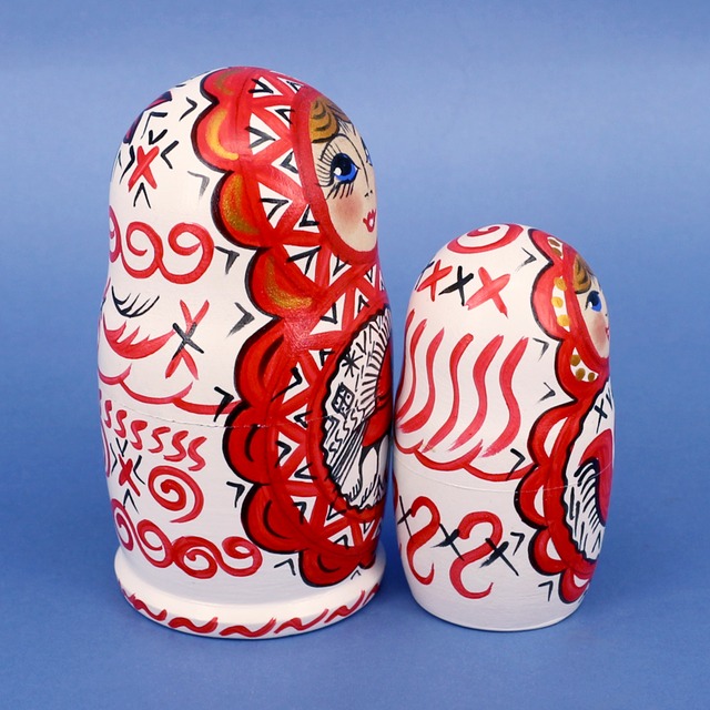 アルハンゲリスク　マトリョーシカ　5個型