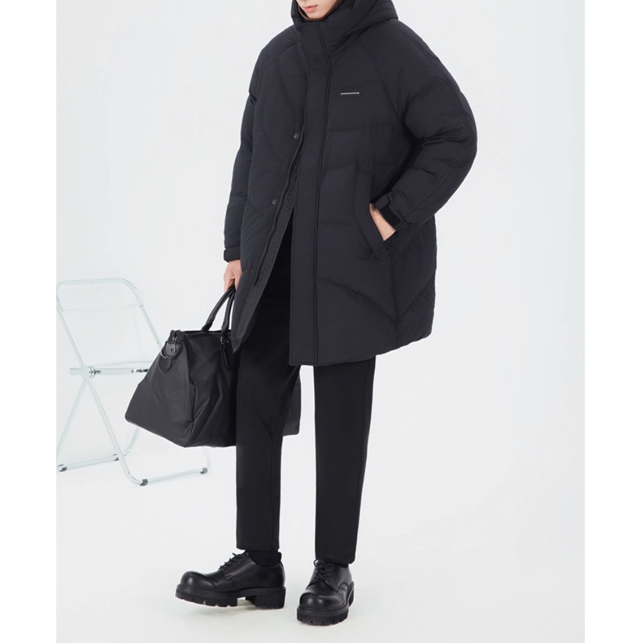 ミドル丈 カジュアルダウンジャケット af0426