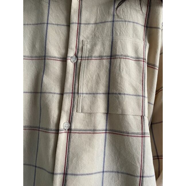 SHINYAKOZUKA HIS SHIRT (IVORY) 2202SK47 | IAAAM ONLINE STORE