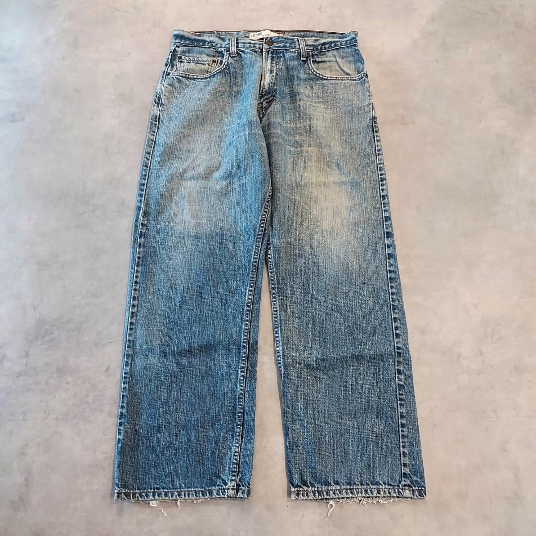 リーバイス569 Levis W36 ブルーデニム 青 00s 古着 16817