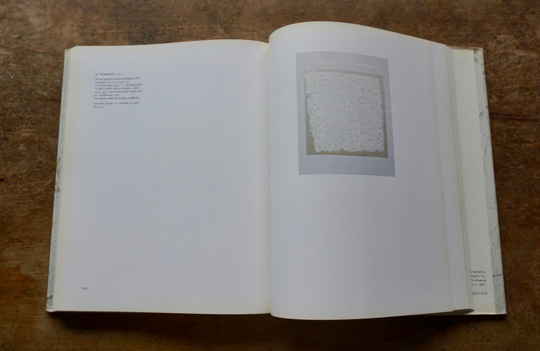 絶版洋古書】ロバート・ライマン Robert Ryman Tate Gallery, London