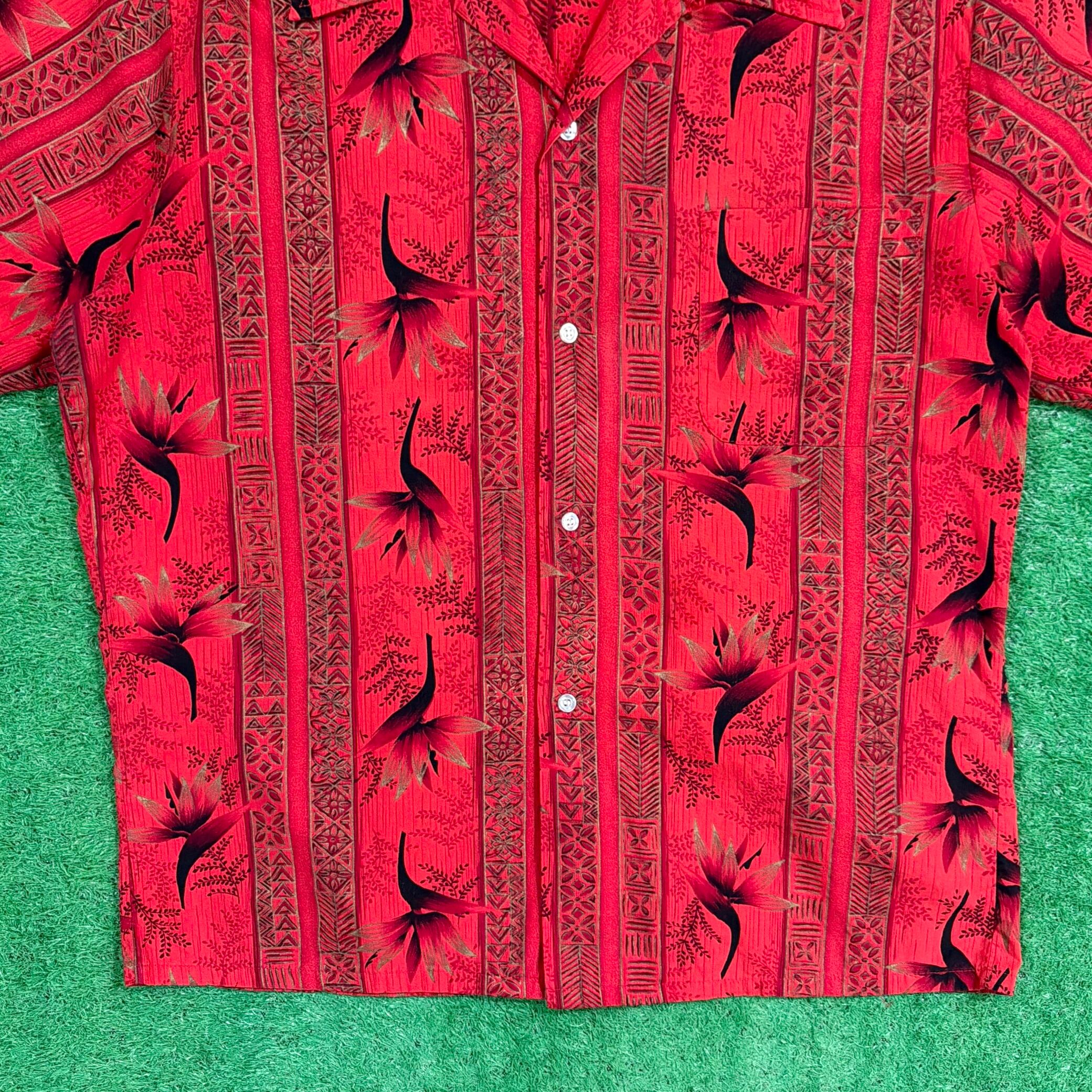Men's】 70s - 80s アロハシャツ / 70年代 80年代 古着 アロハ 開襟