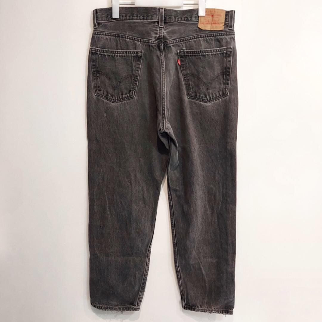 リーバイス550 W36 ブラックデニムパンツ 黒 ボトム 00s 12117 リーバイス550 W36 ブラックデニム 黒 ボトム パンツ 古着 13864