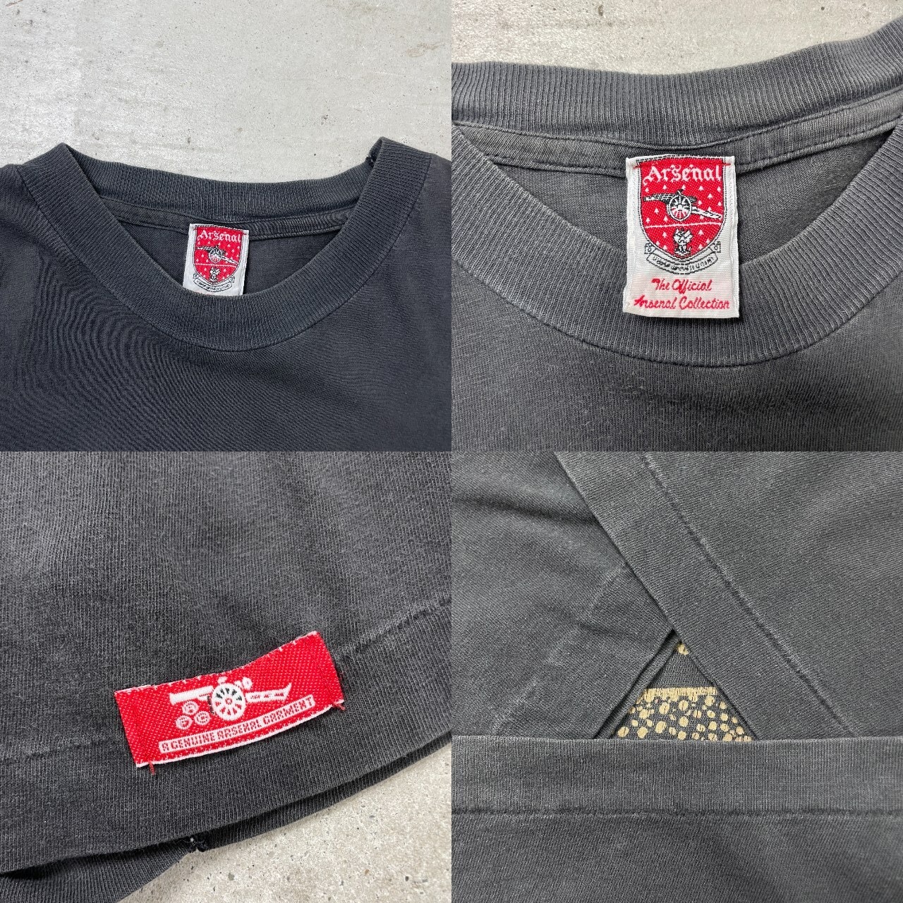 90年代 Arsenal アーセナル サッカーチームプリントTシャツ メンズXL 
