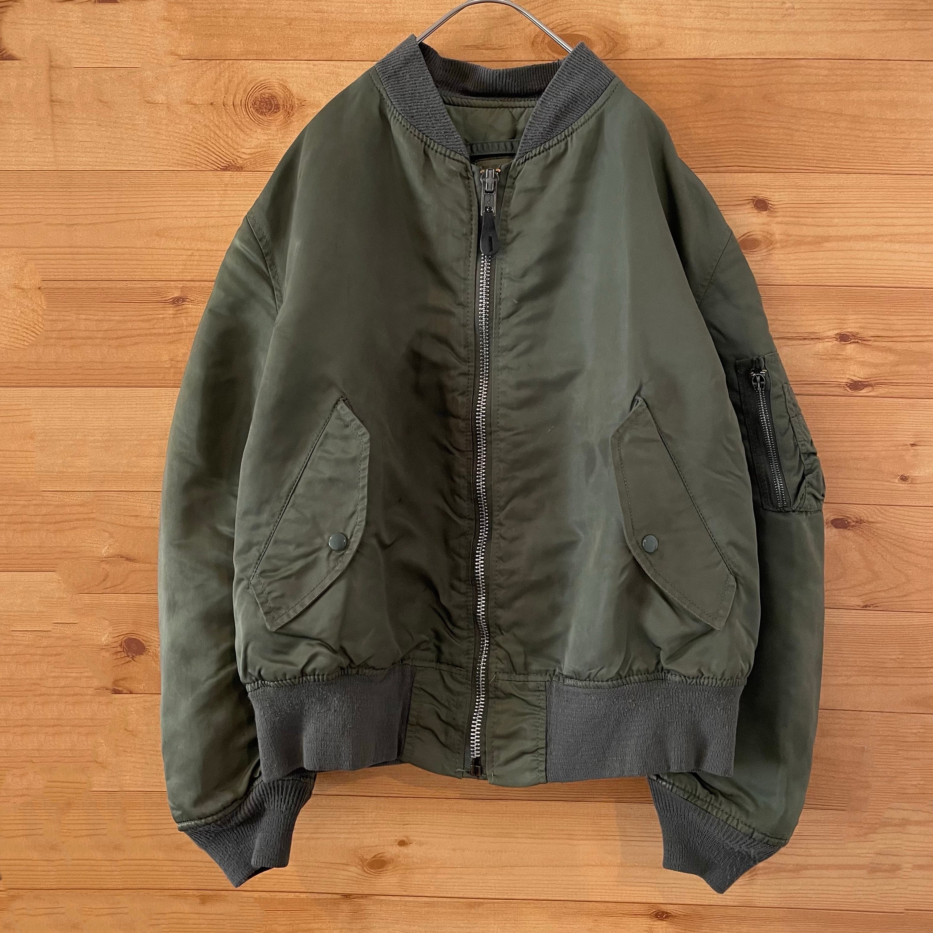 Alpha Industries】80s USA製 旧タグ MA-1 レプリカ フライト ...