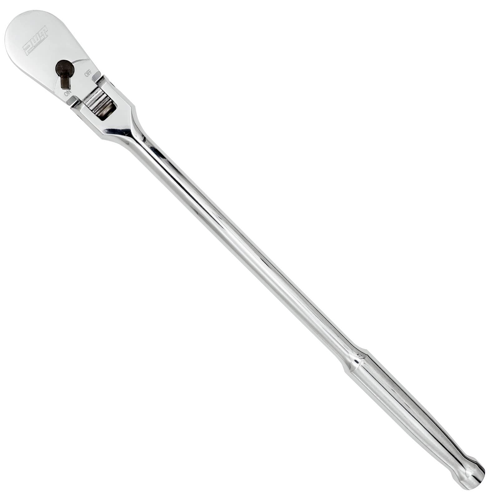 【在庫のみ】PWT ラチェットハンドル ソケットレンチ 首振り ロング 差込角 12.7mm 1/2インチ 9段階フレックス 長さ14インチ 90枚ギア SRH12FLSH14