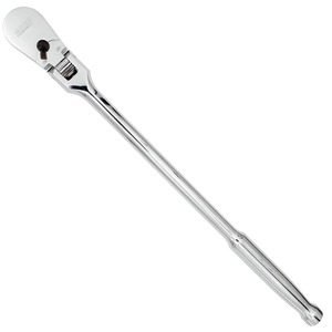 【在庫のみ】PWT ラチェットハンドル ソケットレンチ 首振り ロング 差込角 12.7mm 1/2インチ 9段階フレックス 長さ14インチ 90枚ギア SRH12FLSH14