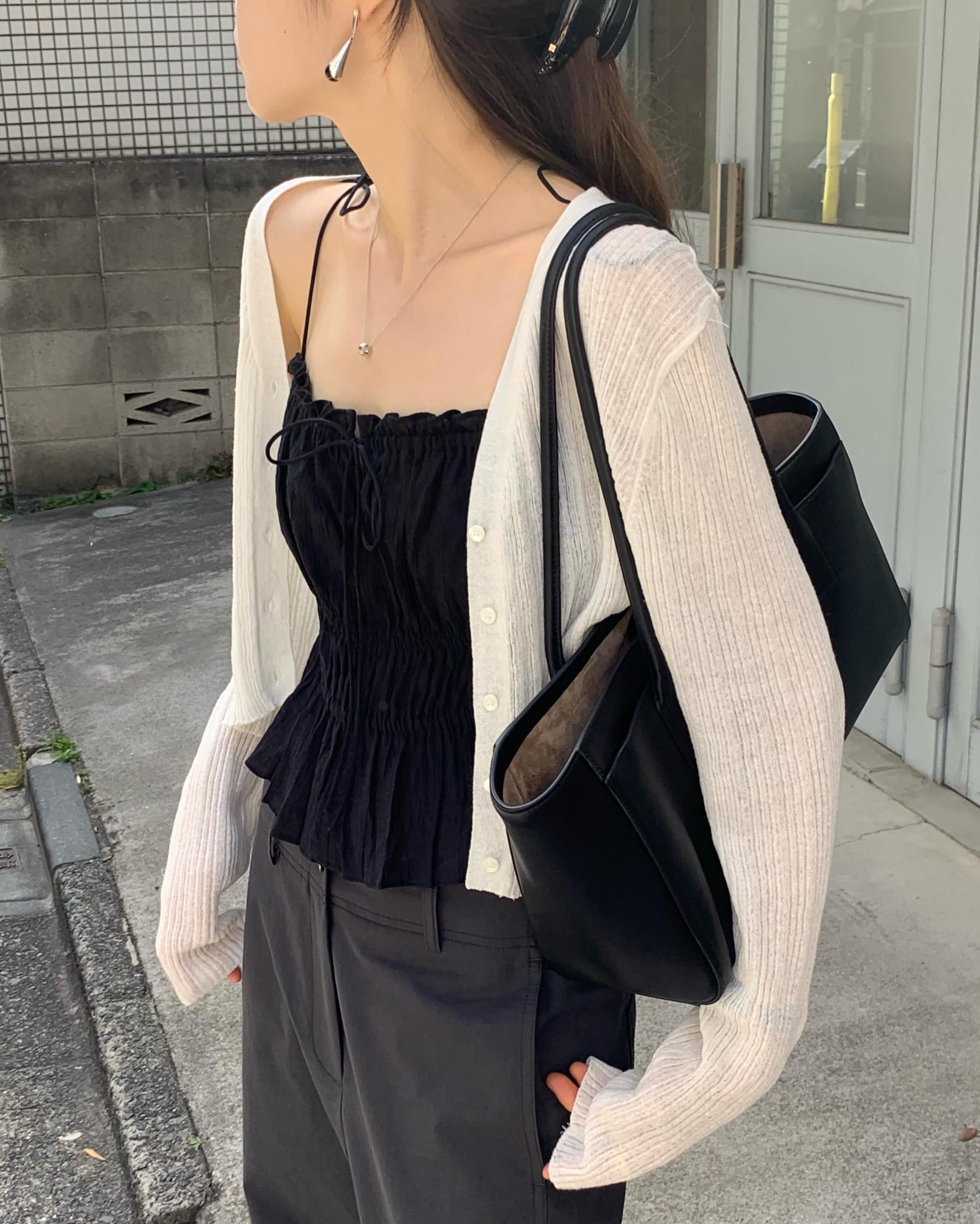 (予約) ounce / Ecru Golgi V Cardigan / 3color