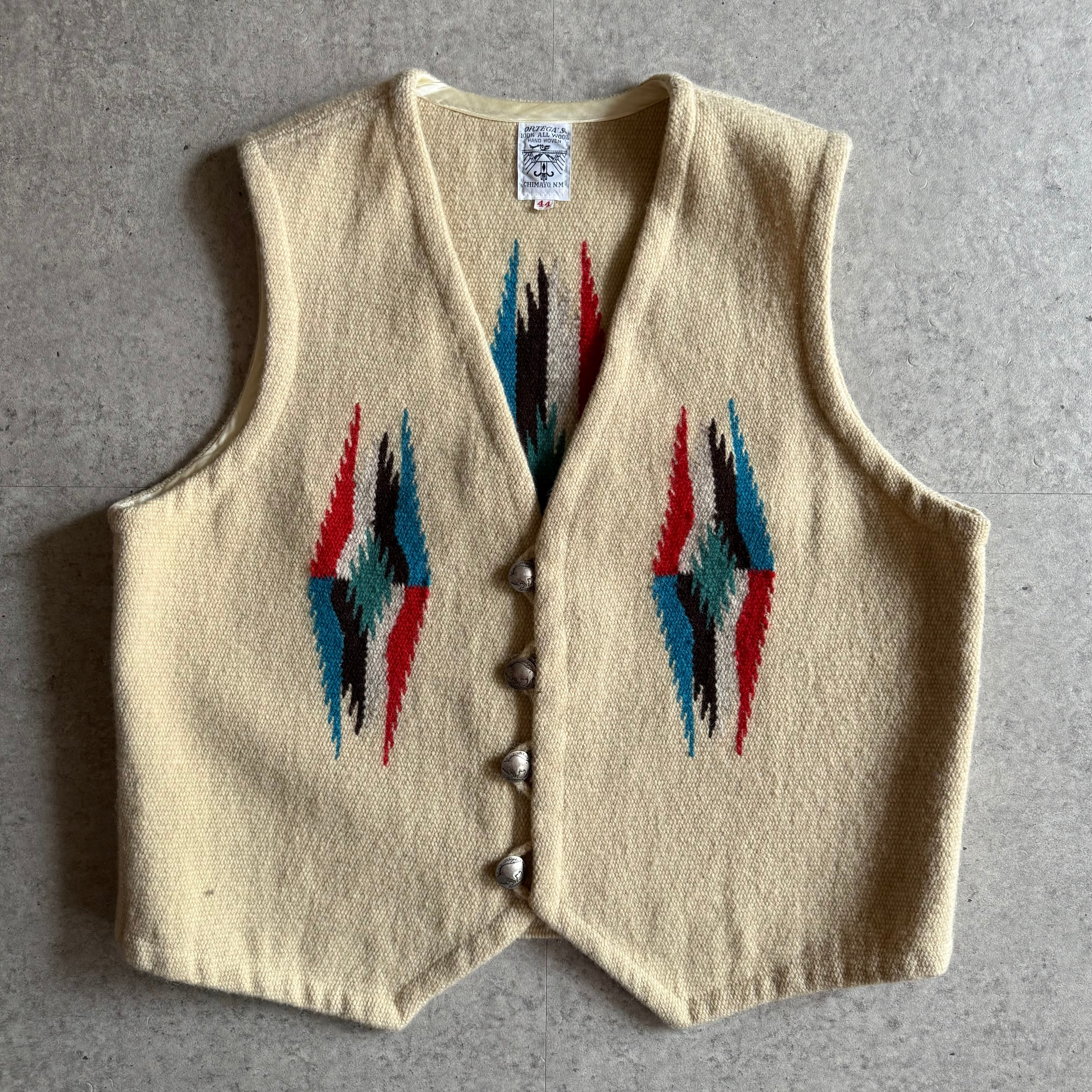 ORTEGA'S CHIMAYO VEST 44 Z271