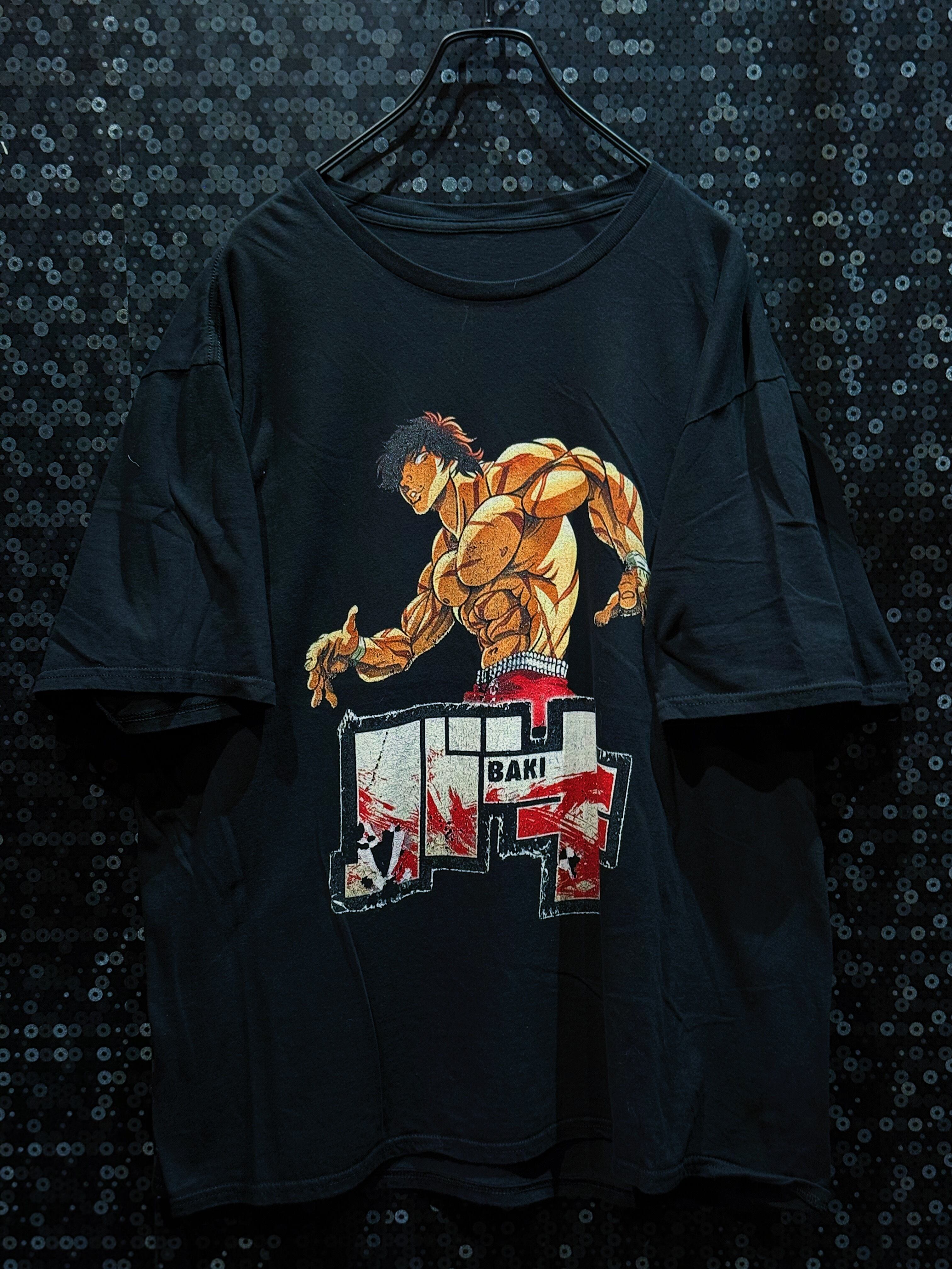 【ÆIEM】"baki"vintage main character print official t-shirt