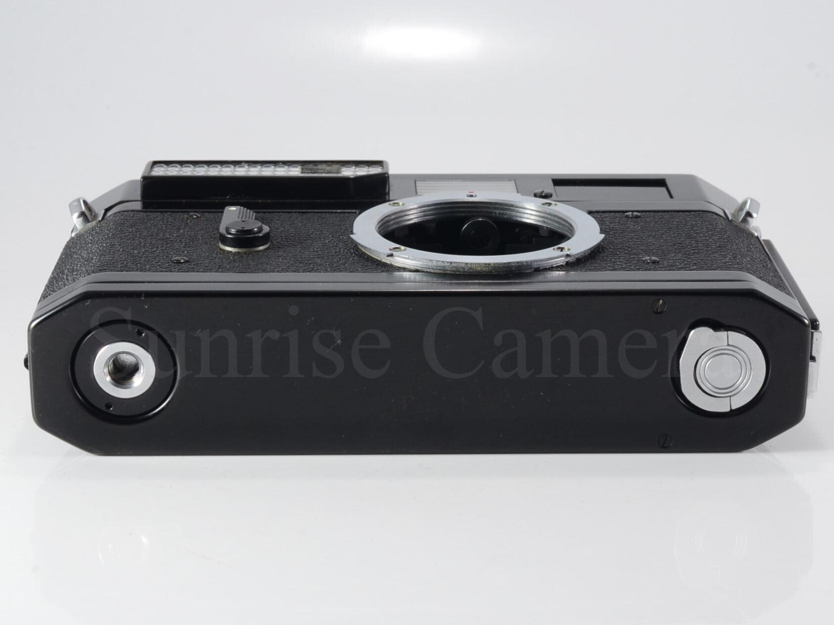 Canon MODEL 7 ブラックボディ 整備済 革ケース付 キヤノン (55679