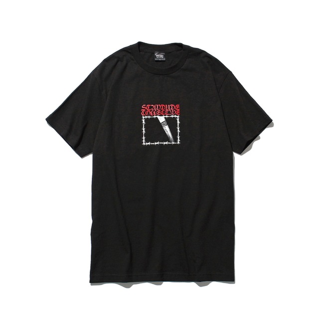 【STAY DUDE COLLECTIVE】Barbed Sticker SS Tee (BLACK)