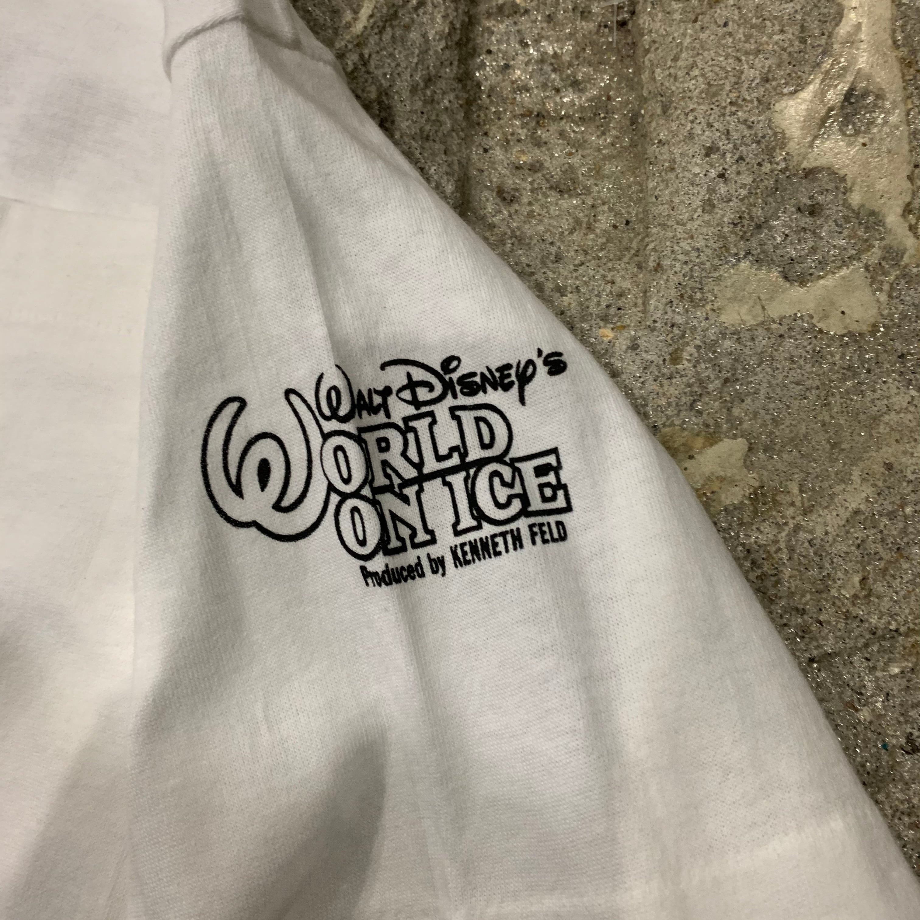 【美品】90s Disney アラジン world on ice tシャツ