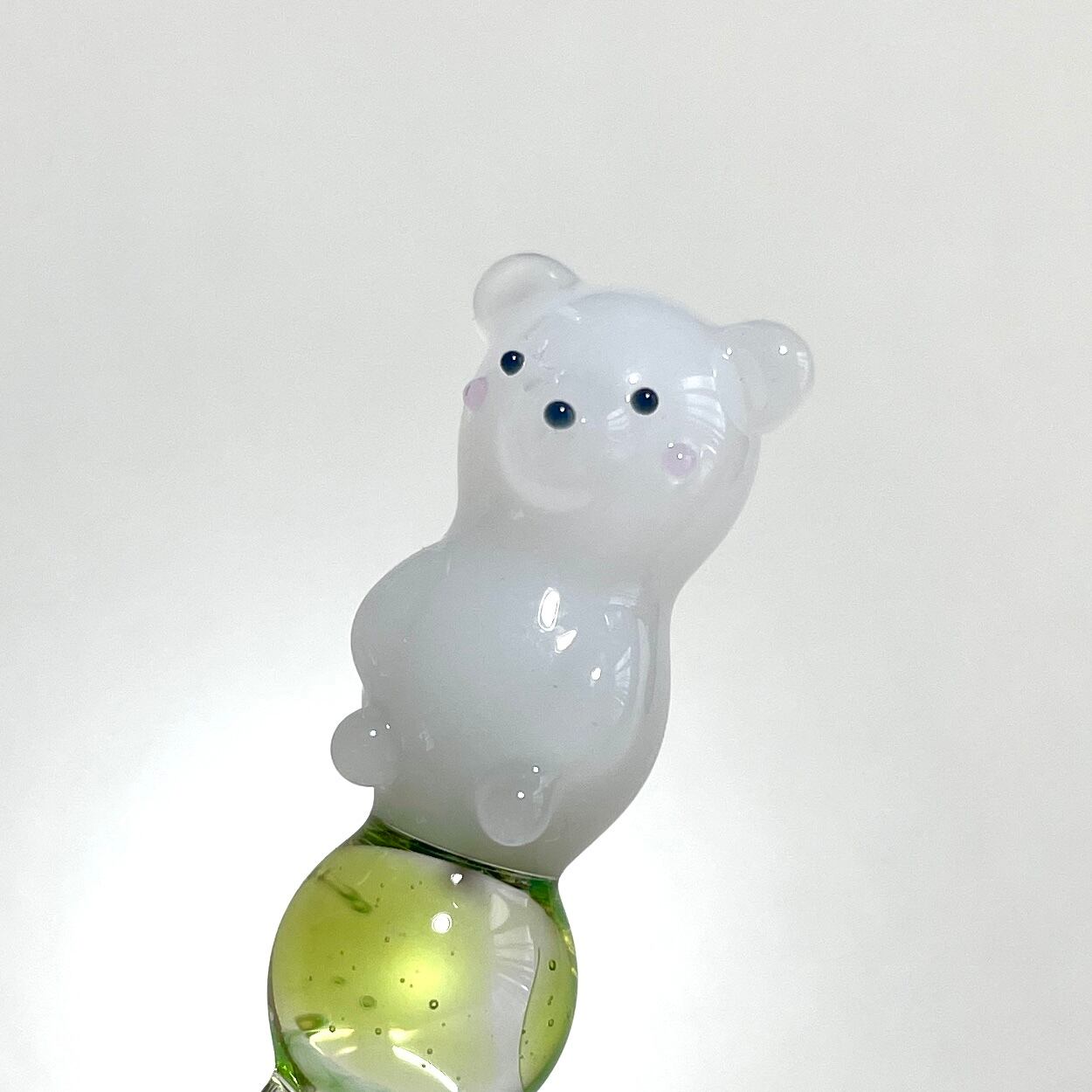 Animal glass pen しろくま