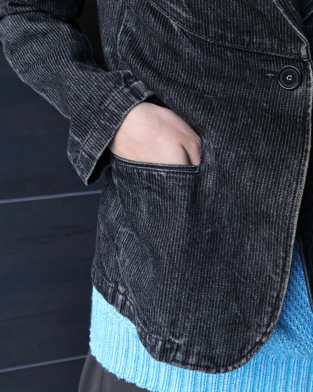 denim tailored jacket