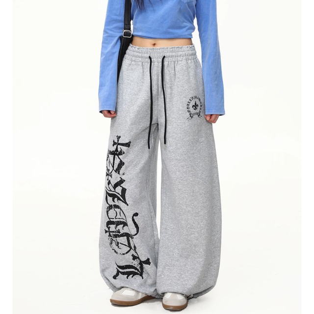 faded logo sweatpants　フェードロゴスウェットパンツ　J2134