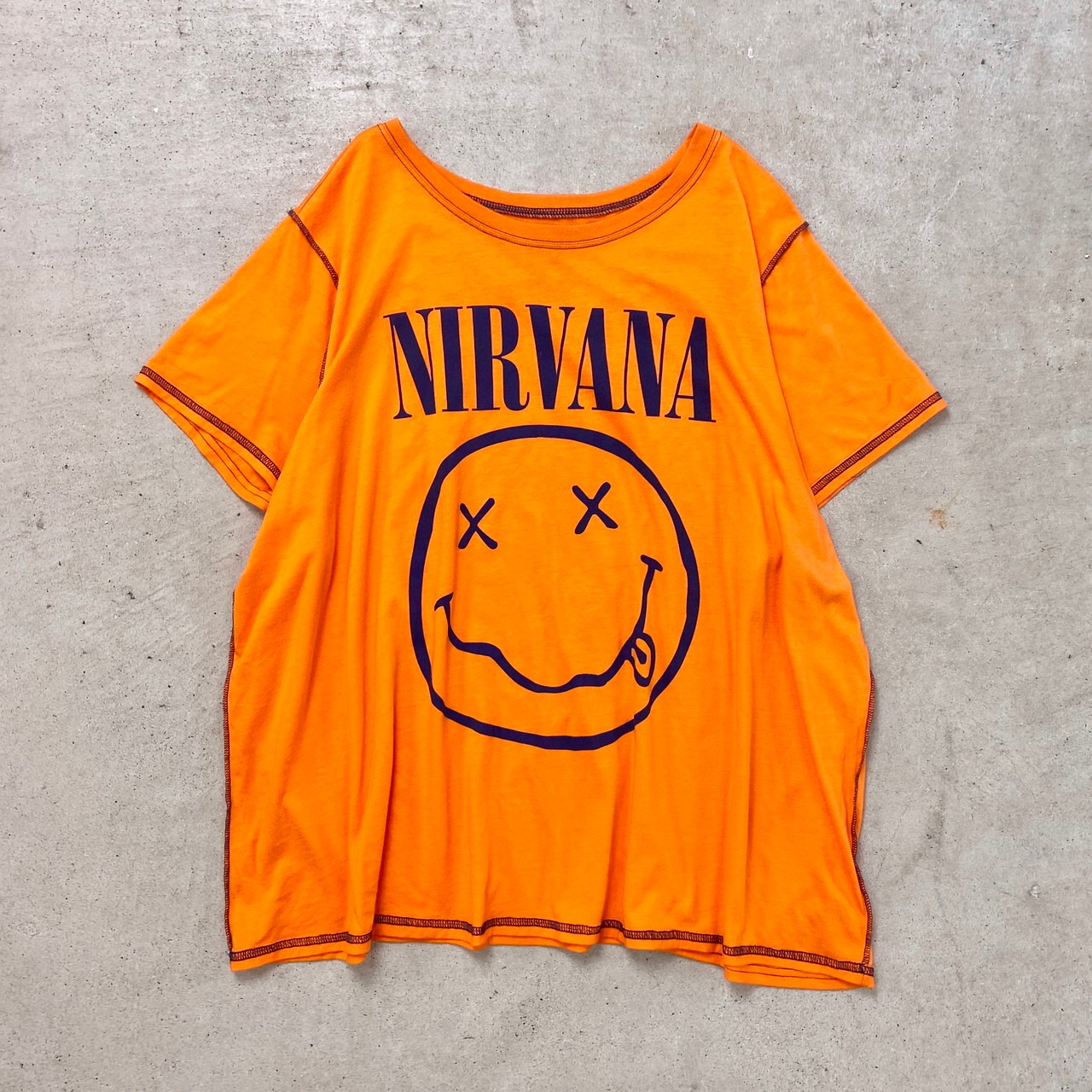 NIRVANA ニルヴァーナ スマイル バンドTシャツ バンT インサイドアウト 