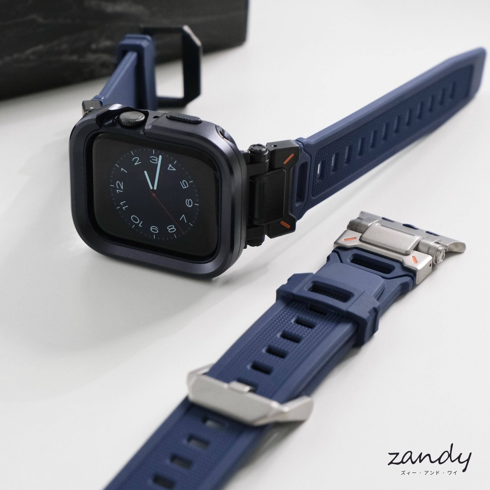 ステンレスTPUバンド】B015 42/44/45/46/49mmサイズ限定！アップル