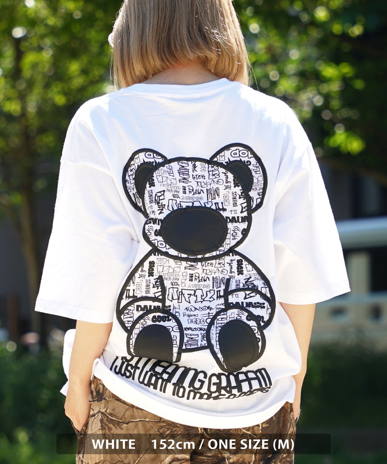 ◆グラフィティベア Tシャツ◆ng-88224