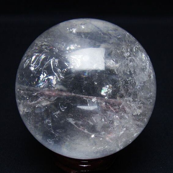 水晶 丸玉 67mm スフィア 置物 水晶玉 一点物 151-8979