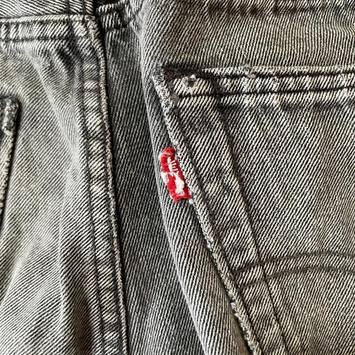 【W31 L32】 levi's ブラック リーバイス 501 ビックE 詳細写真2